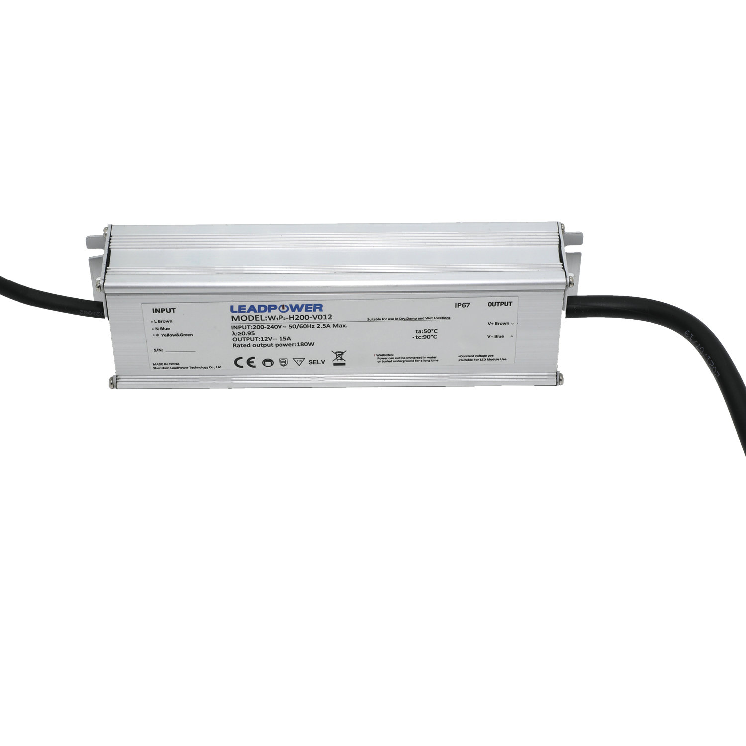 WBP-H200 Waterproof LED Power Supply