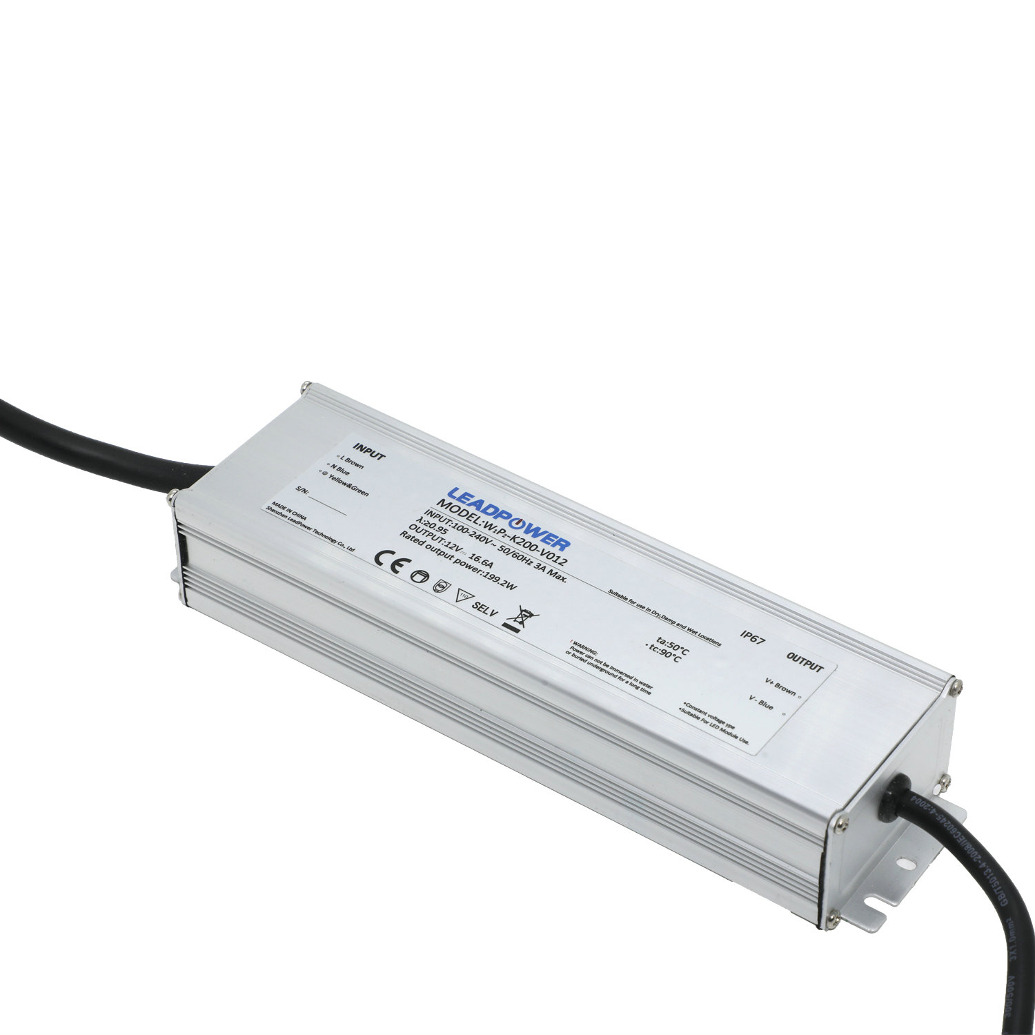 WAP-K200 Series Waterproof LED Power Supply