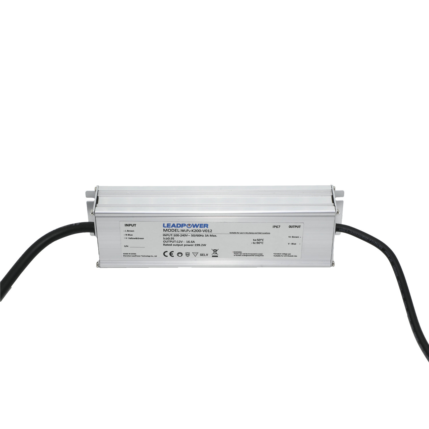 WAP-K200 Series Waterproof LED Power Supply