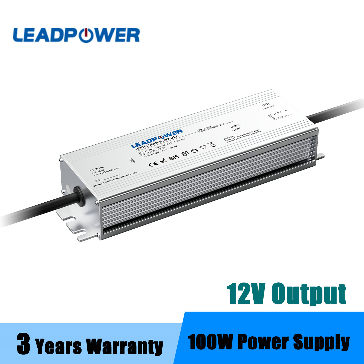 WAN-H100 LED Waterproof Power Supply