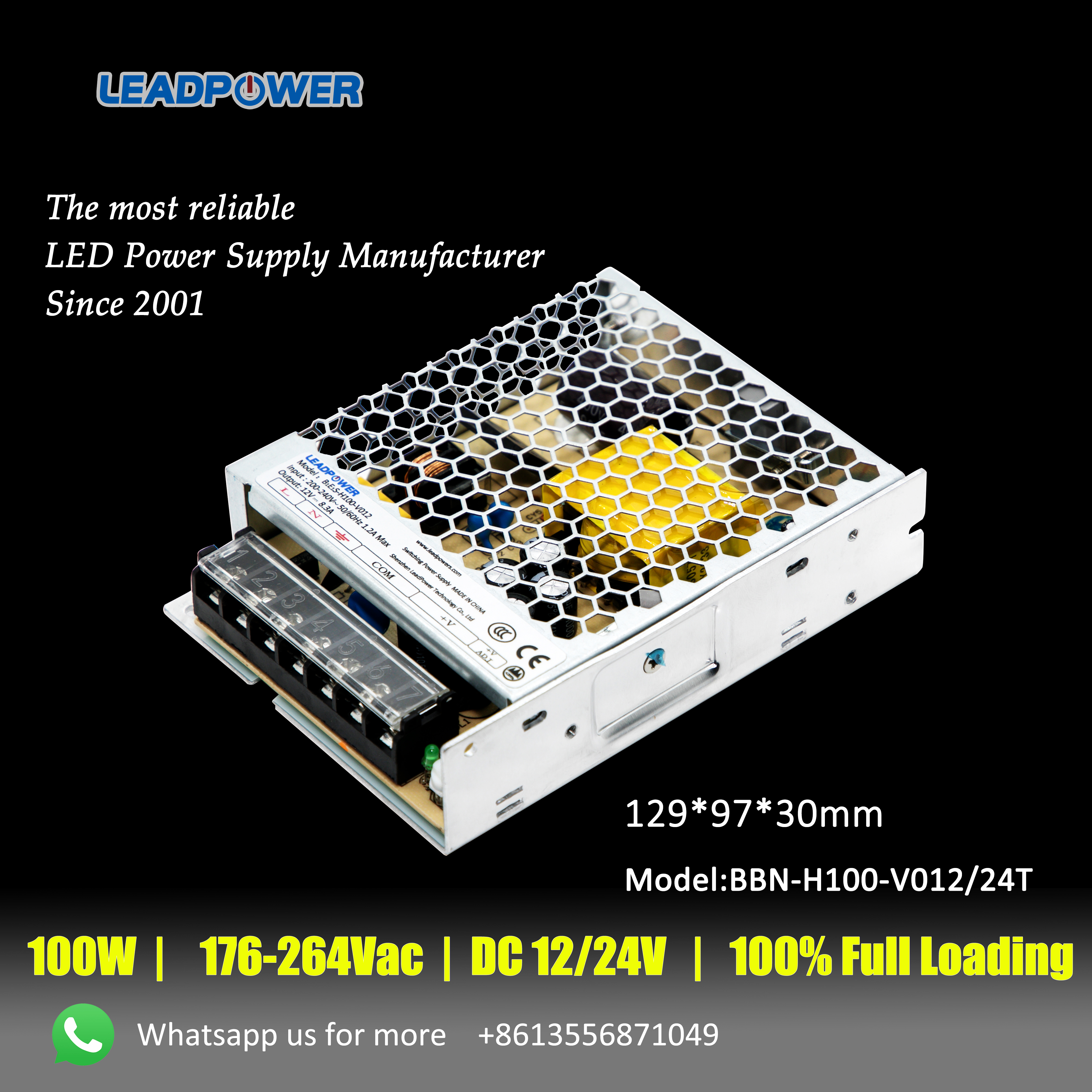 BBN-H100 Series Built in LED Power Supply