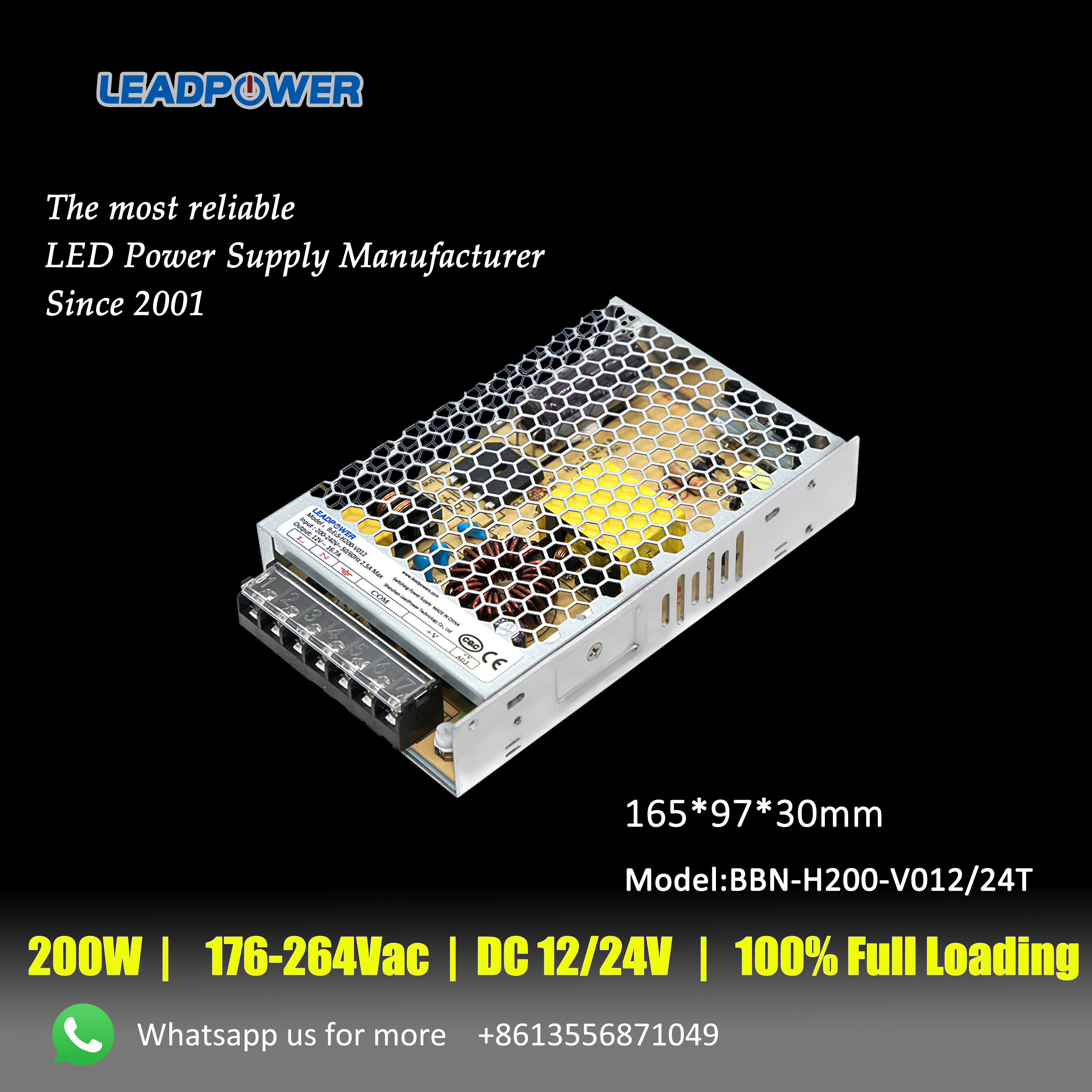 BBN-H200 Series Built in LED Power Supply