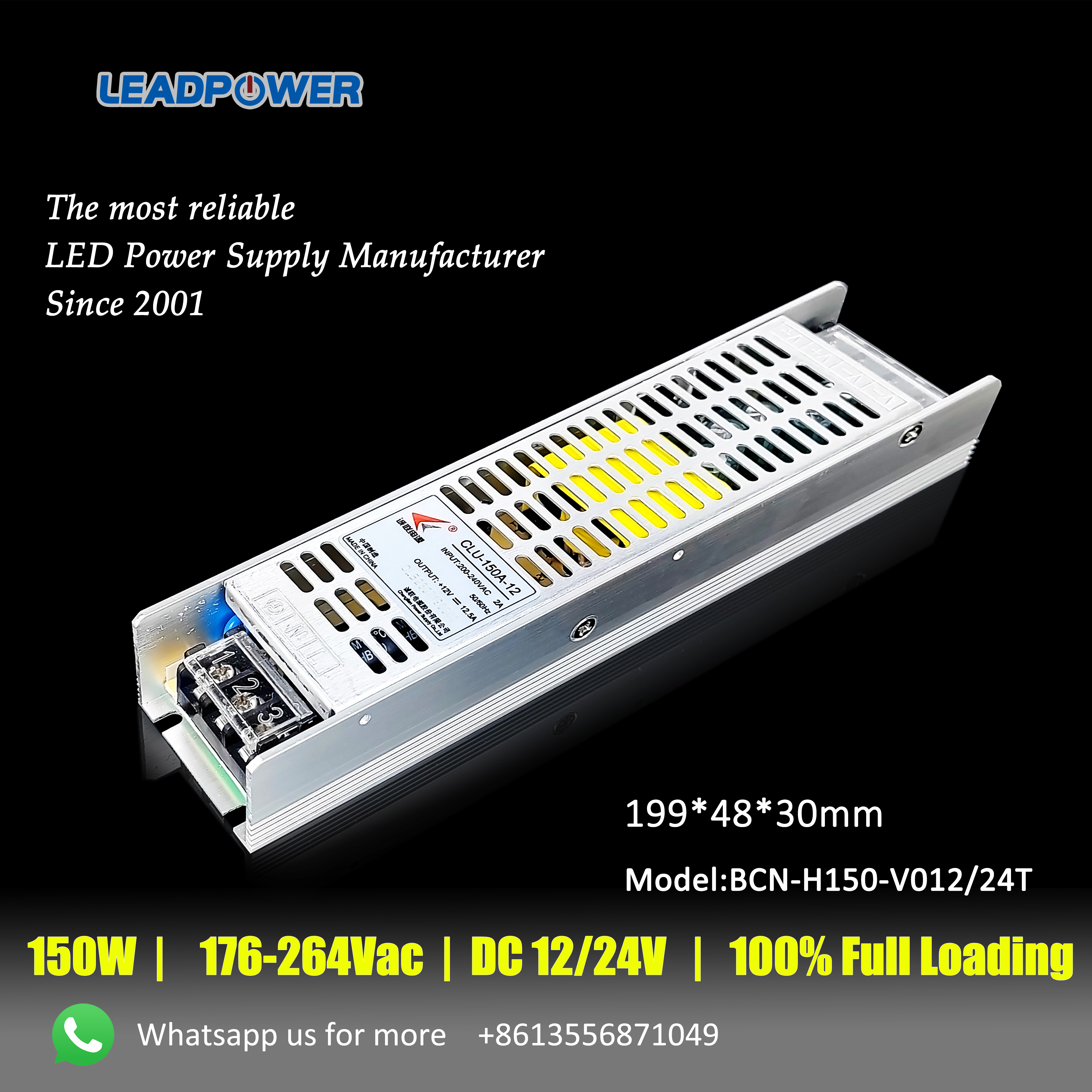 BCN-H150 Series Built in LED Power Supply