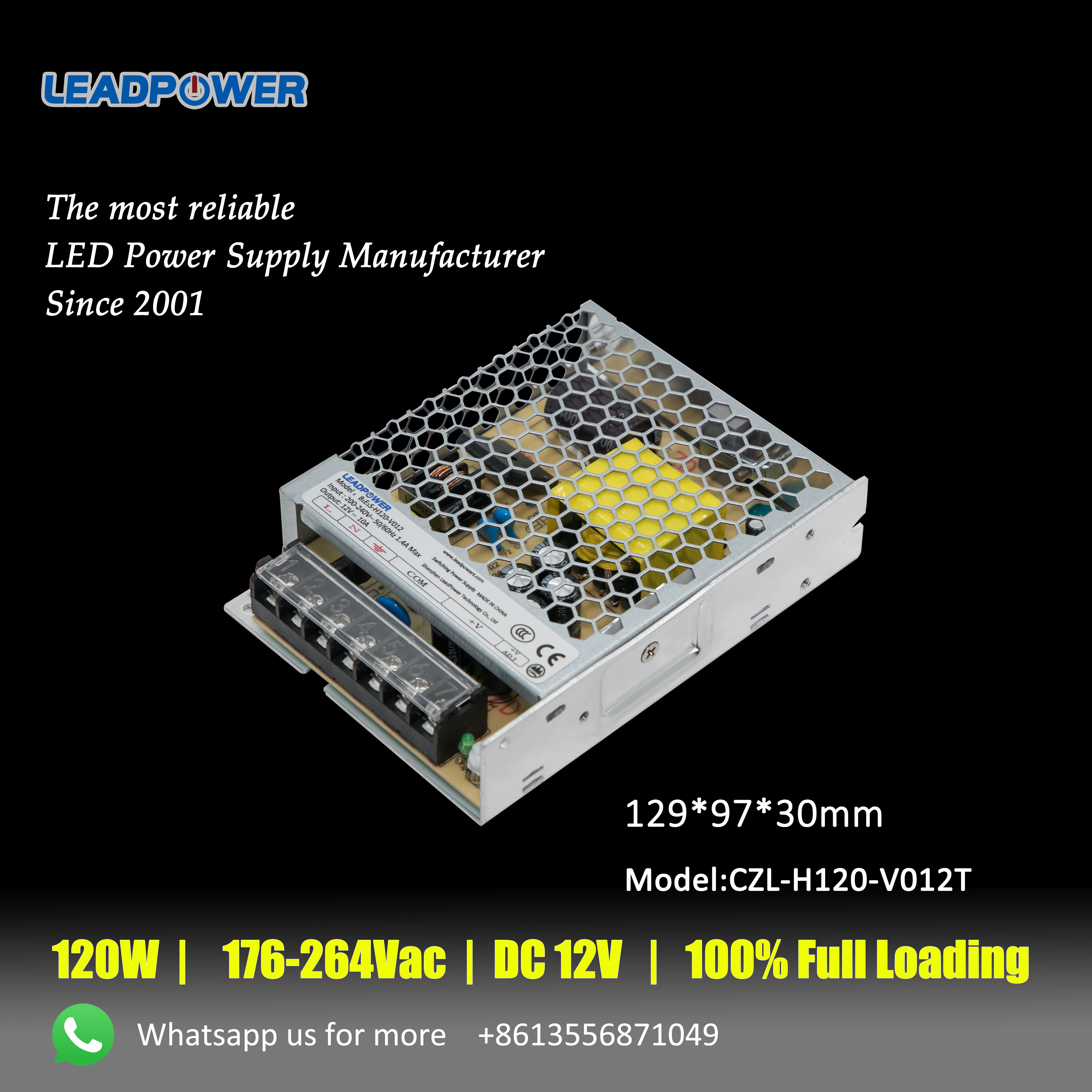 BBN-H120 Series Built in LED Power Supply