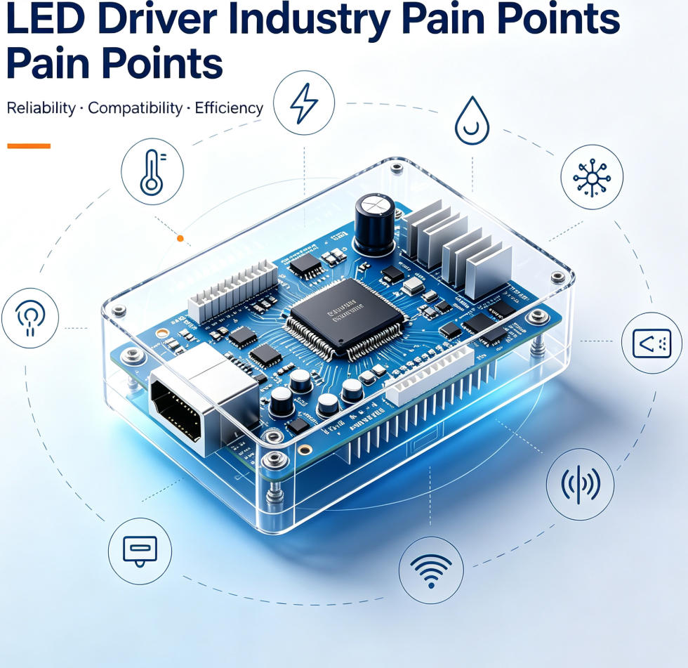 Core Pain Points and Development Challenges Facing the Global LED Driver Power Supply Industry